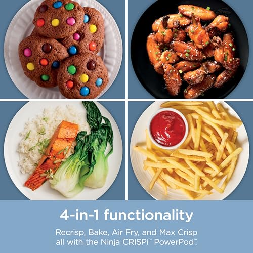 Air Fryer with Glass Containers, 4 QT & 6 Cup, Dishwasher Safe Y888