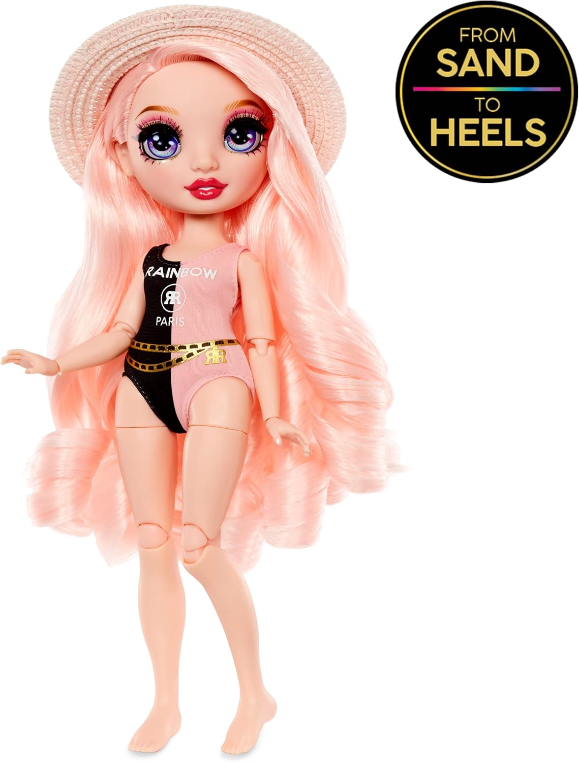 Pink Fashion Doll with 2 Designer Outfits and Pool Accessories N518147