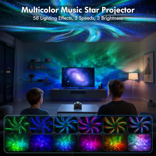 Galaxy Projector with Bluetooth Speaker and White Noise S67171