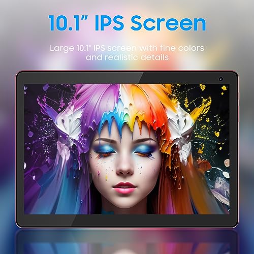 10 inch Android Tablet with 32GB Storage, 6GB RAM, Black Z5138