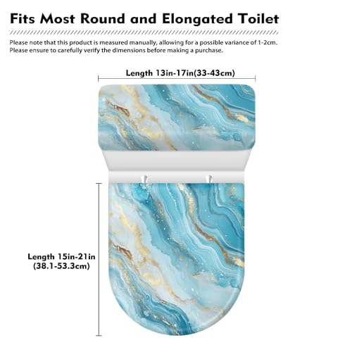 Christmas Toilet Lid and Tank Cover Set for Bathroom Decor Q334993