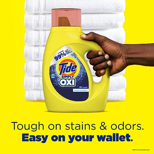 Liquid Laundry Detergent, Refreshing Breeze, 20 Loads L94631
