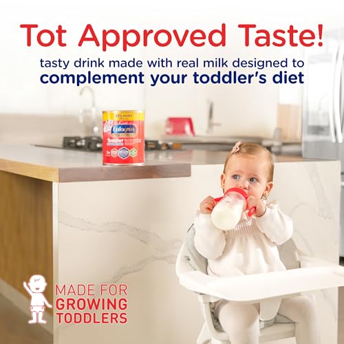 Toddler Nutritional Drink Powder with DHA and Prebiotics, Non-GMO, 24 Oz Can D1154