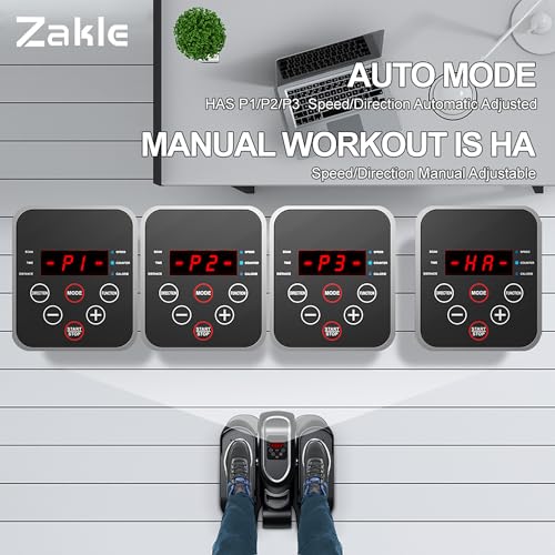 Under Desk Elliptical Machine with Remote Control and 12 Adjustable Speeds X285637