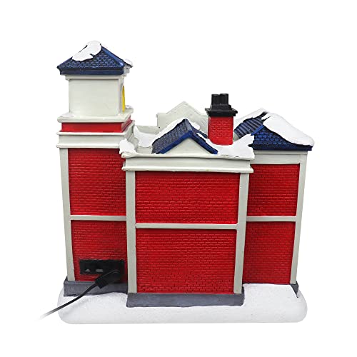 Lighted Musical Snow Village with Animated Kids Sledding A910926