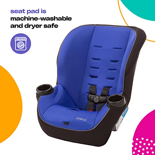 2-in-1 Convertible Car Seat, Rear-Facing 5-40 lb, Forward-Facing 22-40 lb, Up to 43 in, Blue D8789