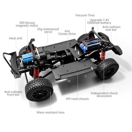 1/12 RC Crawler 4WD Off Road Truck with 1500mAh Battery S531708