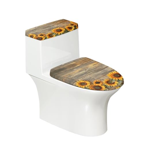 Christmas Toilet Lid and Tank Cover Set for Bathroom Decor Q334993