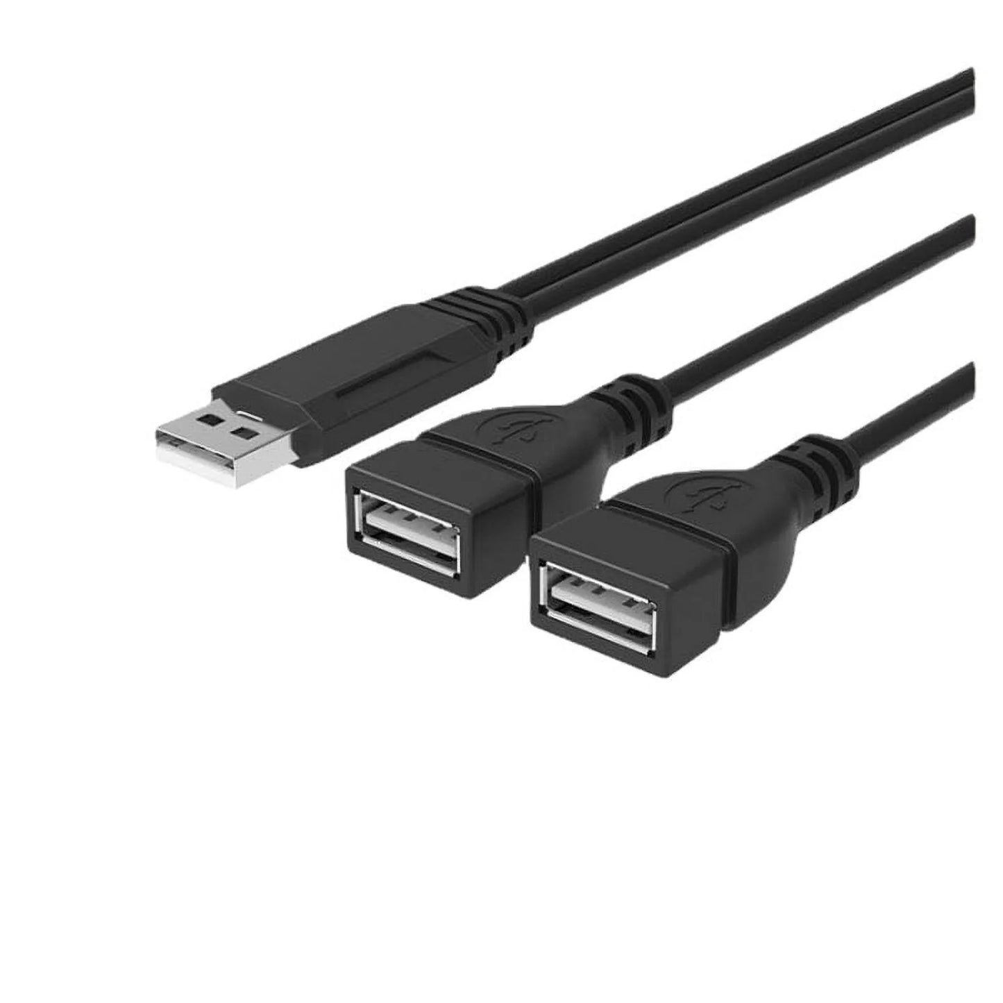 USB 2.0 One-to-Two Data Charging Cable 30cm F7998