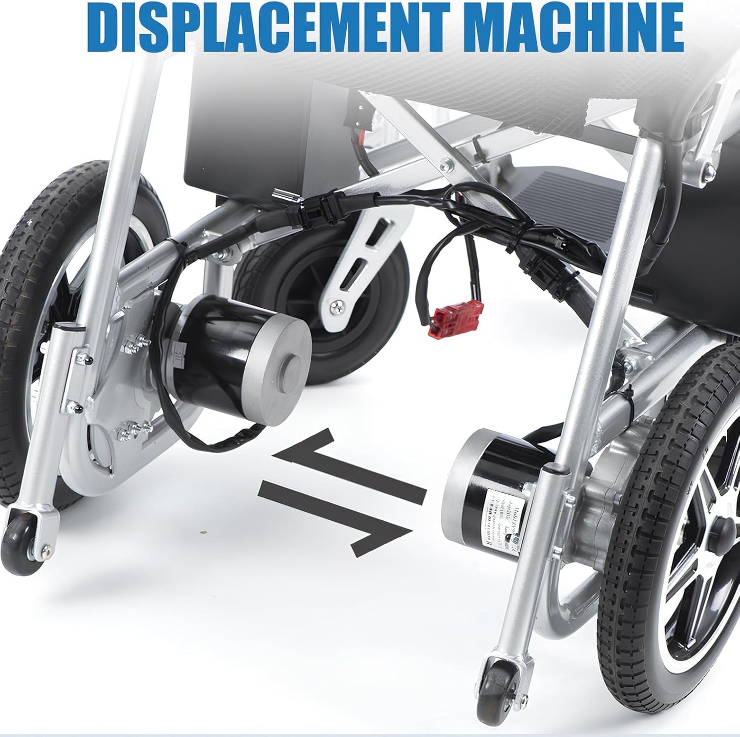 Portable Electric Wheelchair for Adults, Lightweight Foldable G760