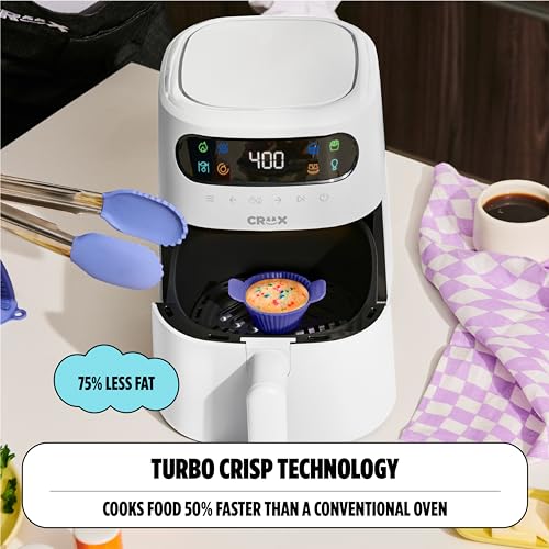 8 QT Digital Air Fryer with Touch Screen and TurboCrisp Technology F231