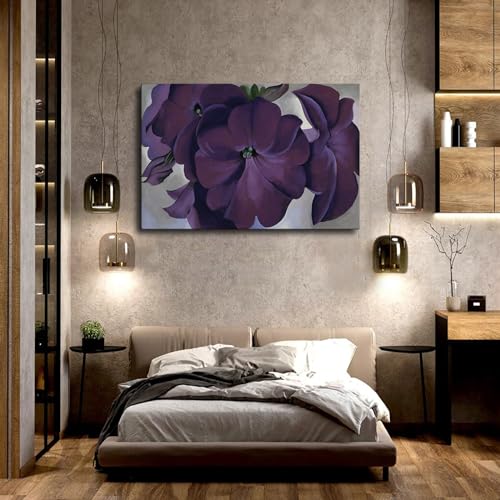 Petunias 1925 Canvas Print Wall Art Decor 12x18inch Unframed S77835
