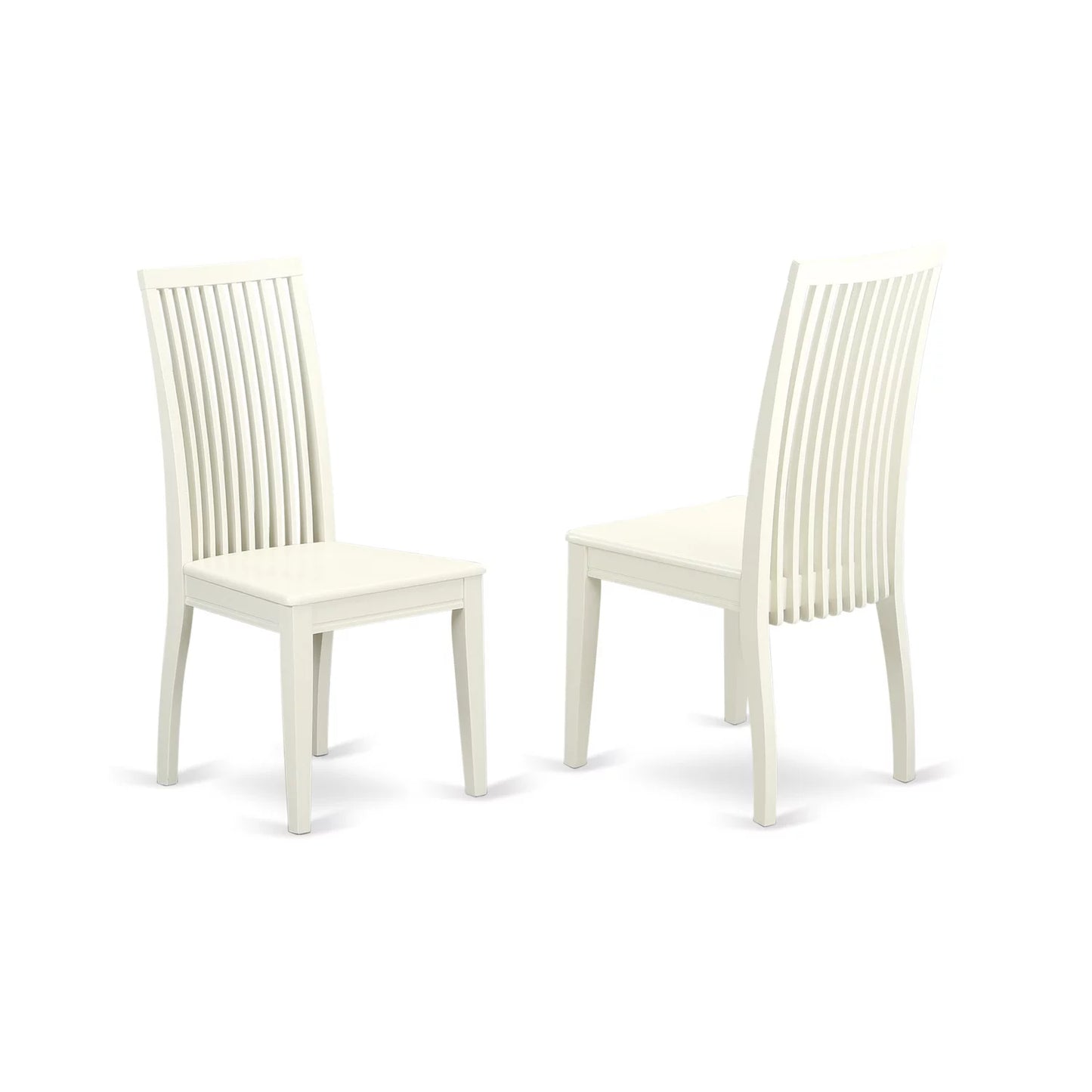 Linen White Wood Dining Chairs (Set of 2) C982290