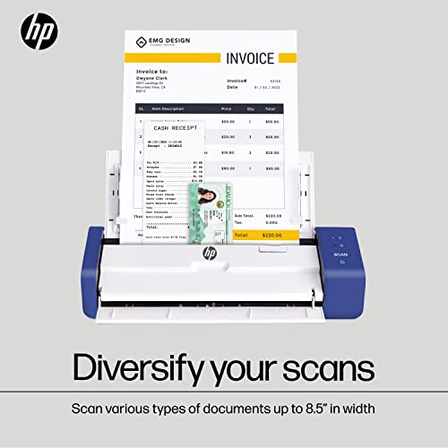 Compact Desktop Duplex USB Scanner with Auto-Feed Tray for 2-Sided Digital Scanning D9702