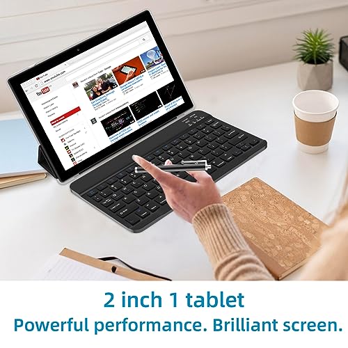 Tablet 10 Inch with Keyboard, Mouse, Case, Stylus, 8GB RAM 64GB ROM K197839