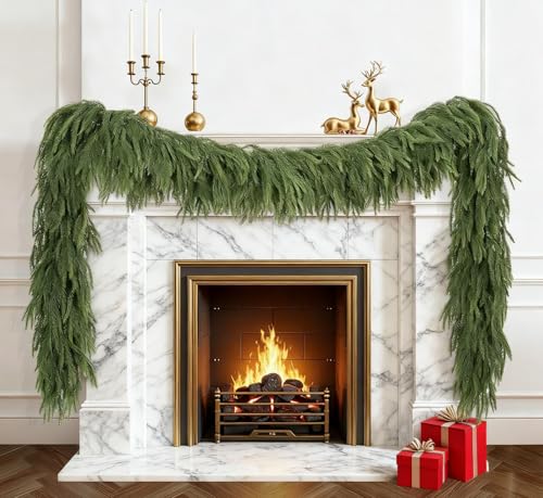 Artificial Norfolk Pine Garland 9FT for Holiday Decor D6529