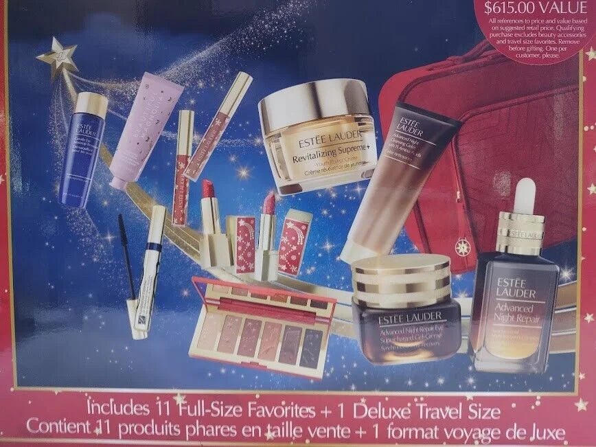 Holiday Makeup Skincare Set 11 Full-Size Favorites K5092