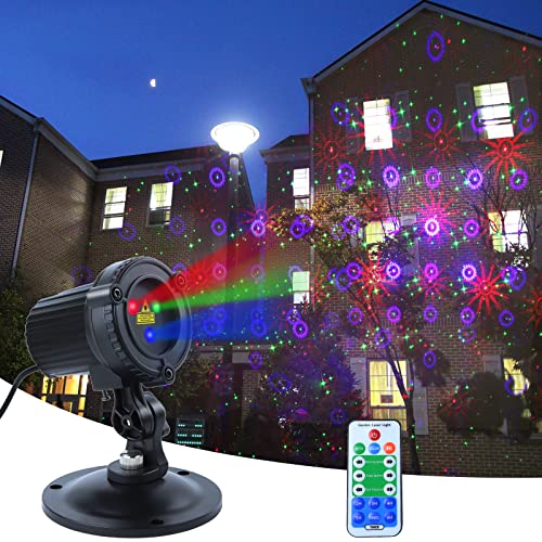 Christmas Laser Lights Outdoor Garden Projector with Moving RGB Waterproof G2323