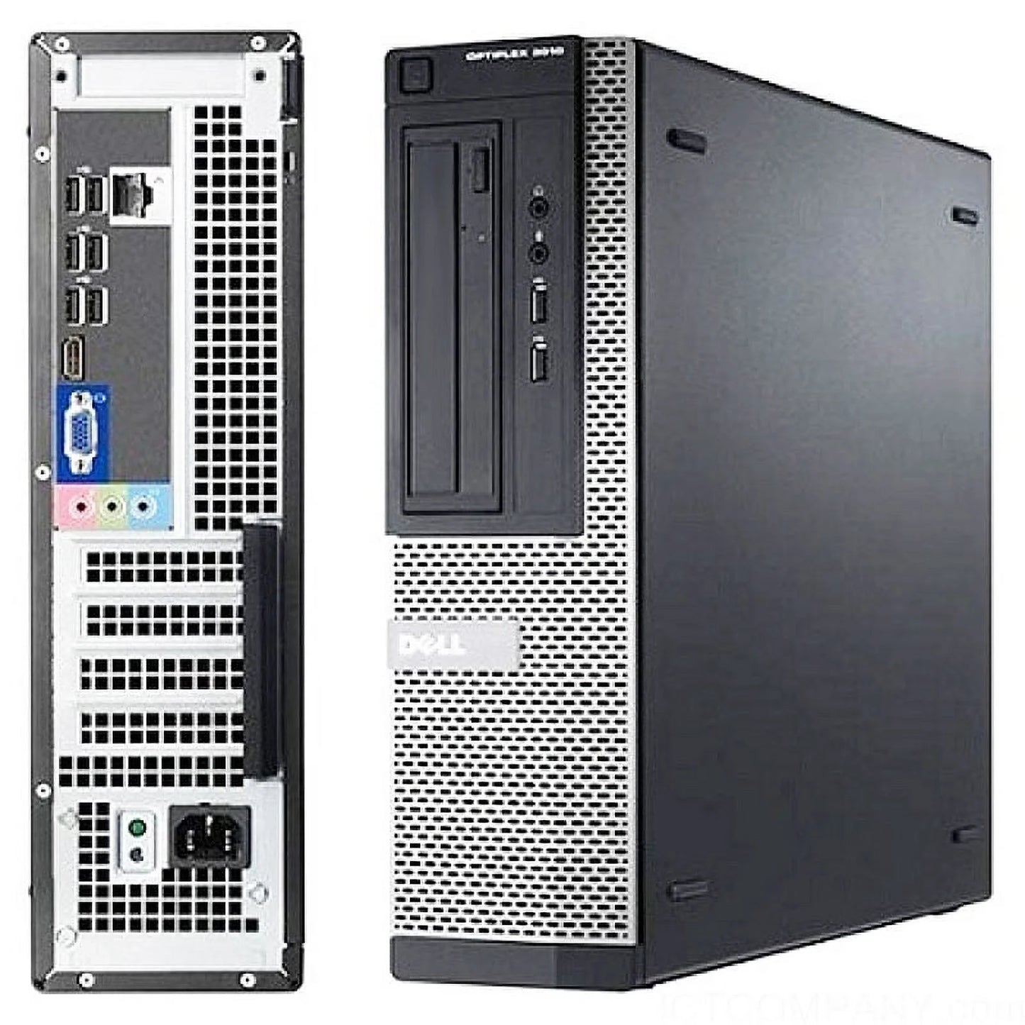 Used Dell Optiplex 3010 3.3GHz i3 2GB 250GB DVD Win 10 Pro 64 Desktop Computer B B29728