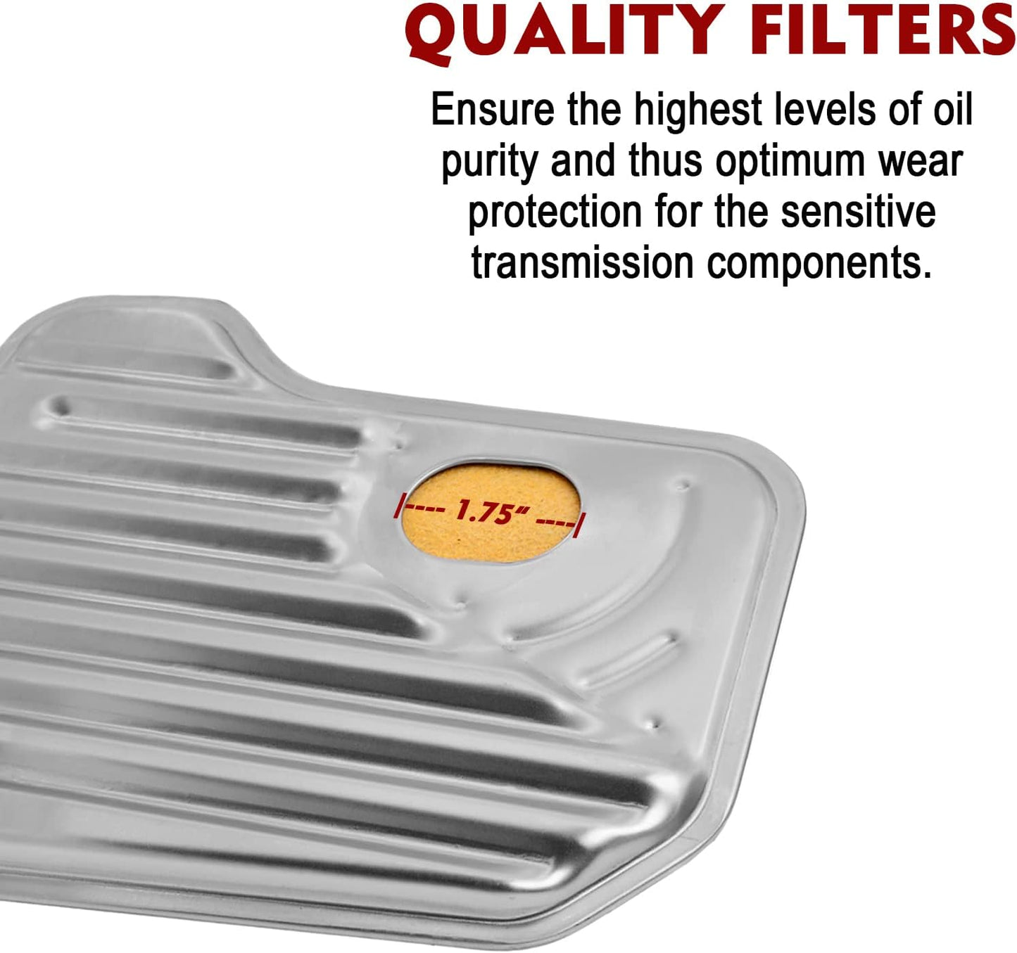 Transmission Filter Kit with Gasket for 4L60-E 4L65-E Deep Pan G162051