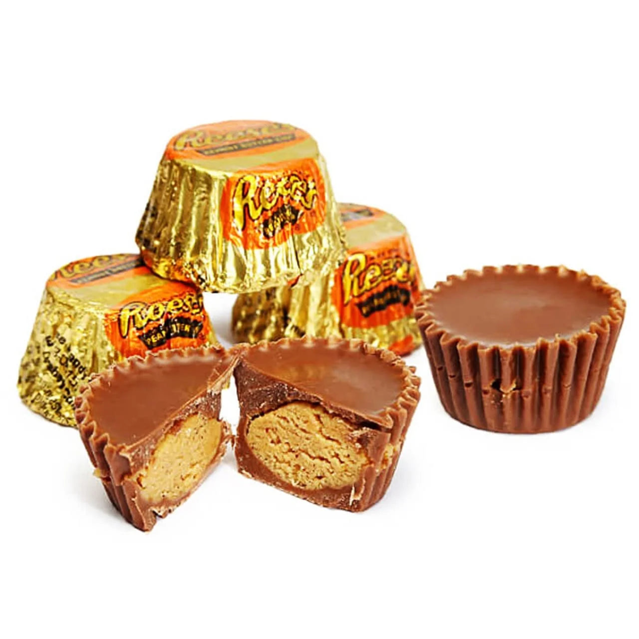 Mini Peanut Butter Cups - 4 Pound Bag - Individually Wrapped Q84290
