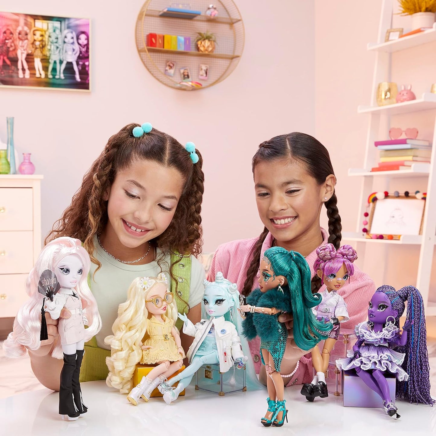 Light Green Fashion Doll with Colorful Accessories for Kids X761