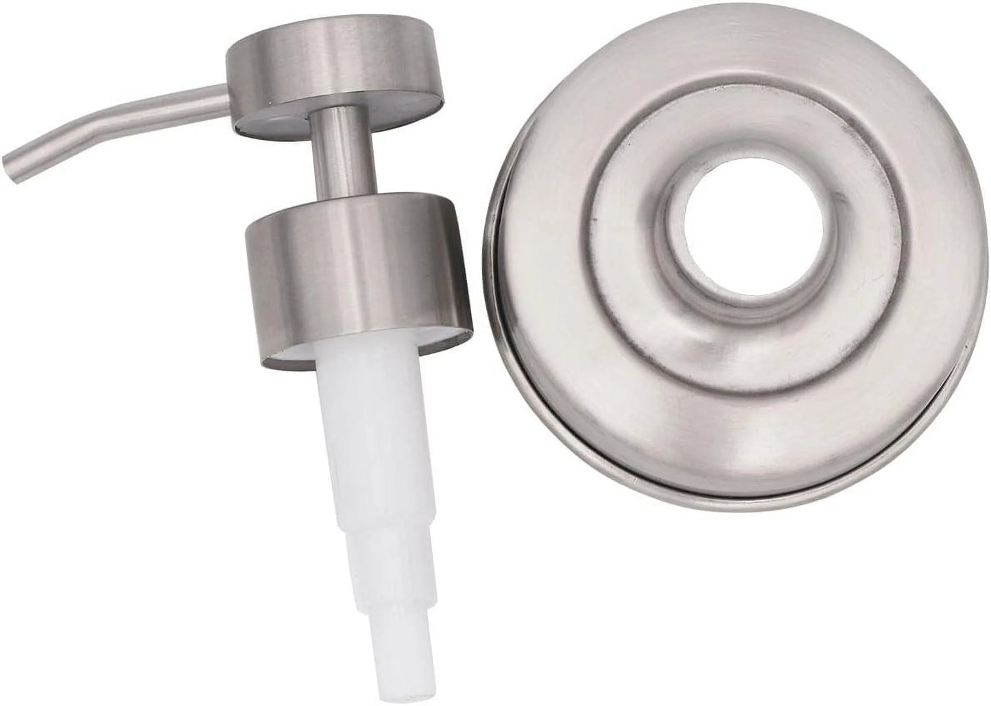 Stainless Steel Threaded Soap Pump Lid for Mason Jars M120827