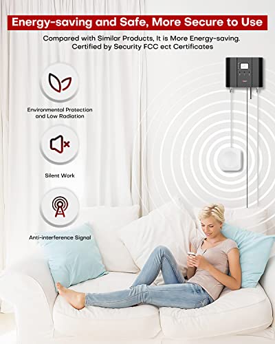 Cell Phone Signal Booster, 8000 sq ft Coverage, 2 Indoor Antennas, 4G 5G LTE P857652