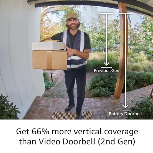 Battery Doorbell with Head-to-Toe Video, Two-Way Talk, Motion Detection X789999
