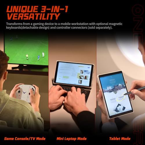 Handheld Console PC with 2K 8.4" Touchscreen and Detachable Controller P498