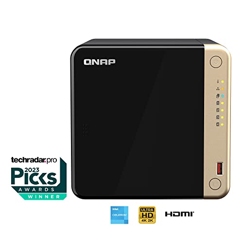 4 Bay Desktop NAS with Intel Celeron Quad-core Processor and Dual 2.5GbE F683073
