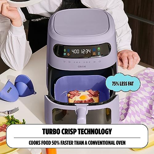 8 QT Digital Air Fryer with Touch Screen and TurboCrisp Technology F231