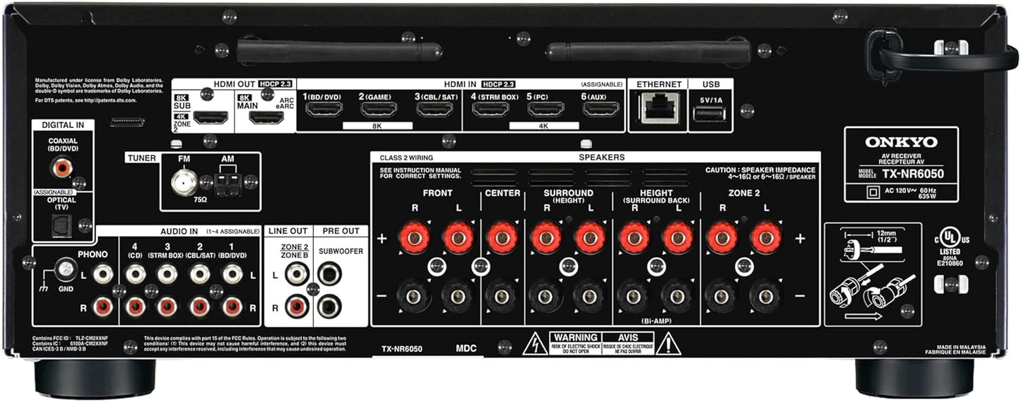 7.2-Channel Network Home Theater AV Receiver O258613