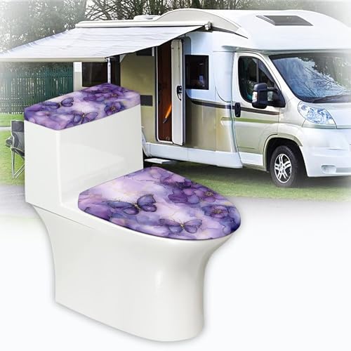 Christmas Toilet Lid and Tank Cover Set for Bathroom Decor Q334993