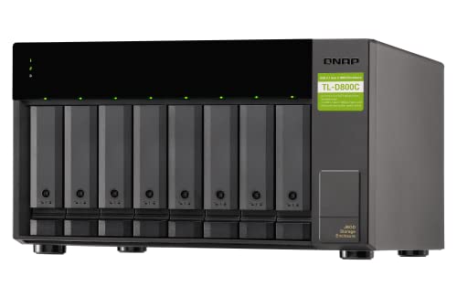 8 Bay Desktop JBOD Storage Enclosure with USB 3.2 Gen 2 Type-C R811
