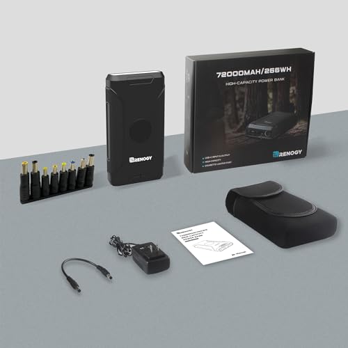 72000mAh 266Wh 12V Power Bank with 60W PD for Camping C52883