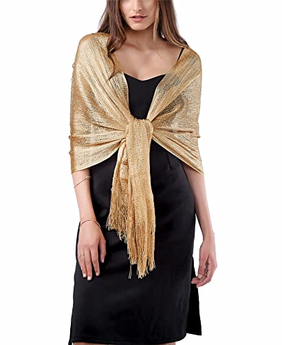 MissShorthair Women's Sparkle Shawls and Wraps for Party Dresses