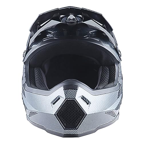 Adult Motocross Helmet Full Face Racing Style Matt Black U258