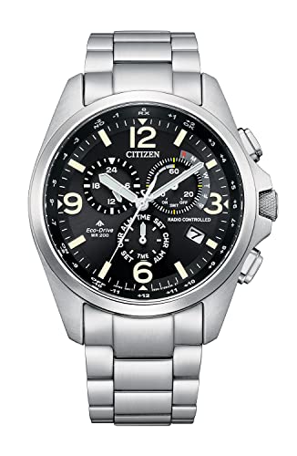 Citizen Men's Eco-Drive Promaster Land Chronograph Watch in Stainless Steel, Perpetual Calendar