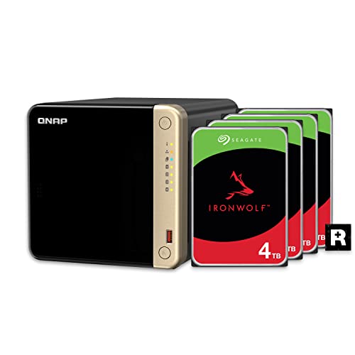 4 Bay Desktop NAS with Intel Celeron Quad-core Processor and Dual 2.5GbE F683073