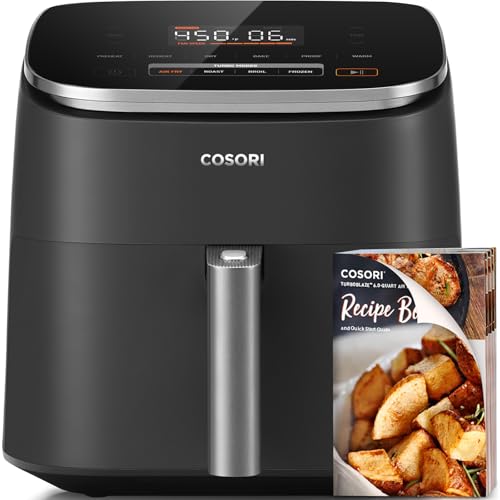 Air Fryer 6-Qt, Roast Bake Broil Reheat, Grey J876218