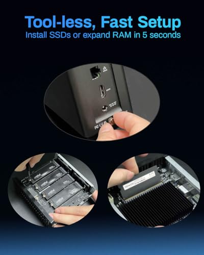 4-Bay All SSD NAS Server, Quad-Core CPU, 8GB DDR5 RAM, 5GbE Port Q39134