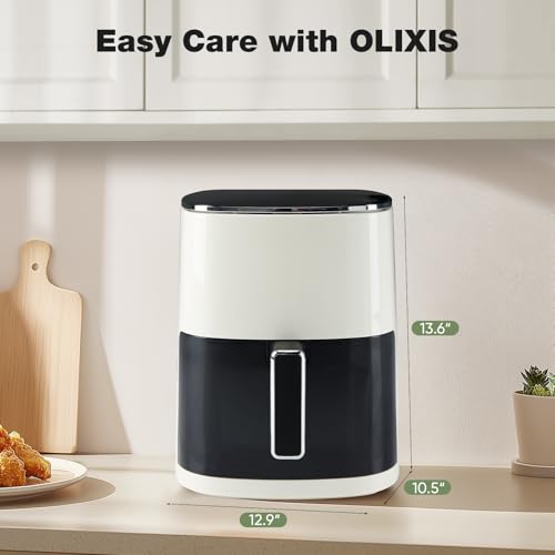 Air Fryer 6 Quart with Window, 12-in-1, 400F Grey U565