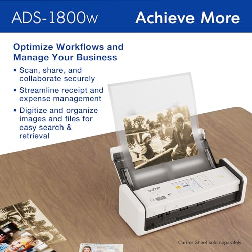 Wireless Compact Desktop Scanner with 30ppm Speed and Touchscreen G146724