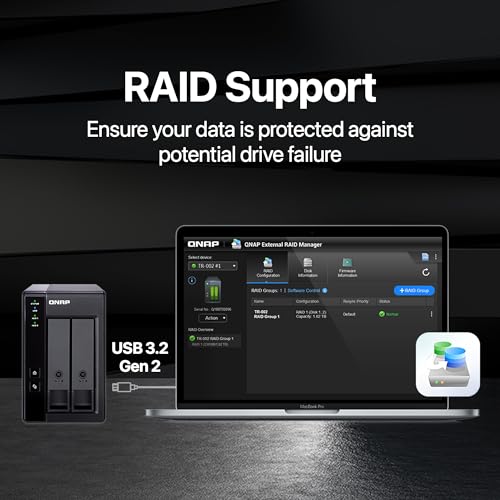 4 Bay USB Type-C Direct Attached Storage with Hardware RAID G458