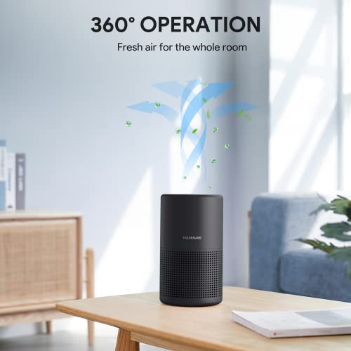 H13 True HEPA Air Purifier for Bedroom, Quiet with Night Light R447898