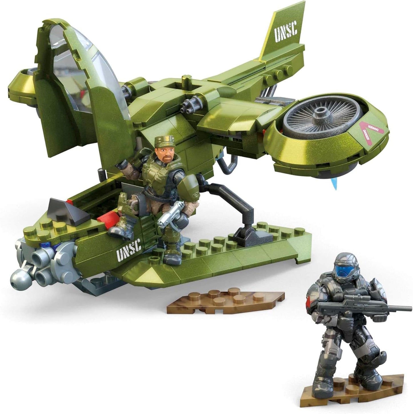 Halo Vehicle Building Set for Kids, 291 Pieces, 2 Micro Action Figures E62561