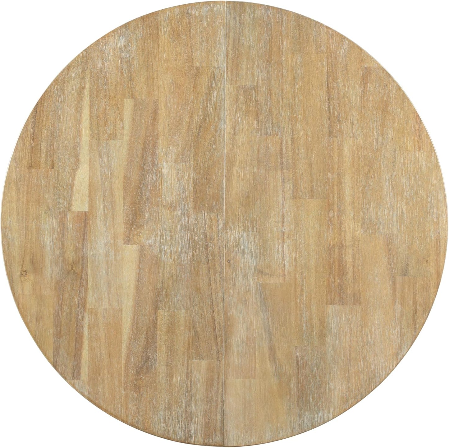 Farmhouse Round Extendable Dining Table with 16" Leaf R8370