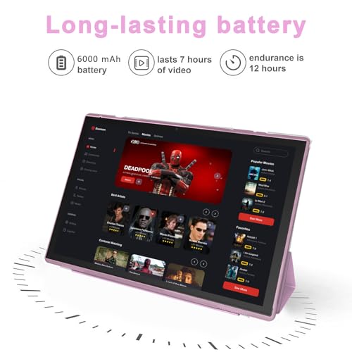 Tablet 10 Inch with Keyboard, Mouse, Case, Stylus, 8GB RAM 64GB ROM K197839