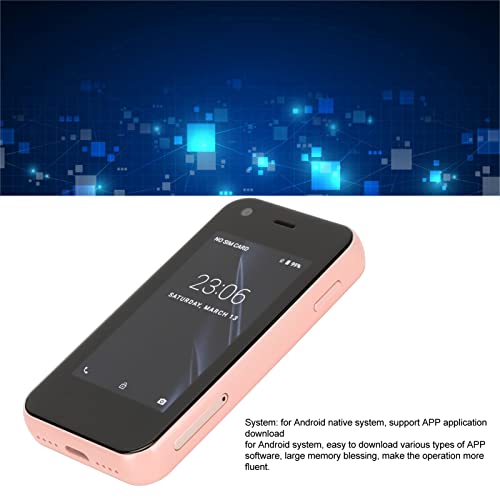 Mini Mobile Phone 2.5in GPS 1GB 8GB Quad Core for Android Students (White) C627